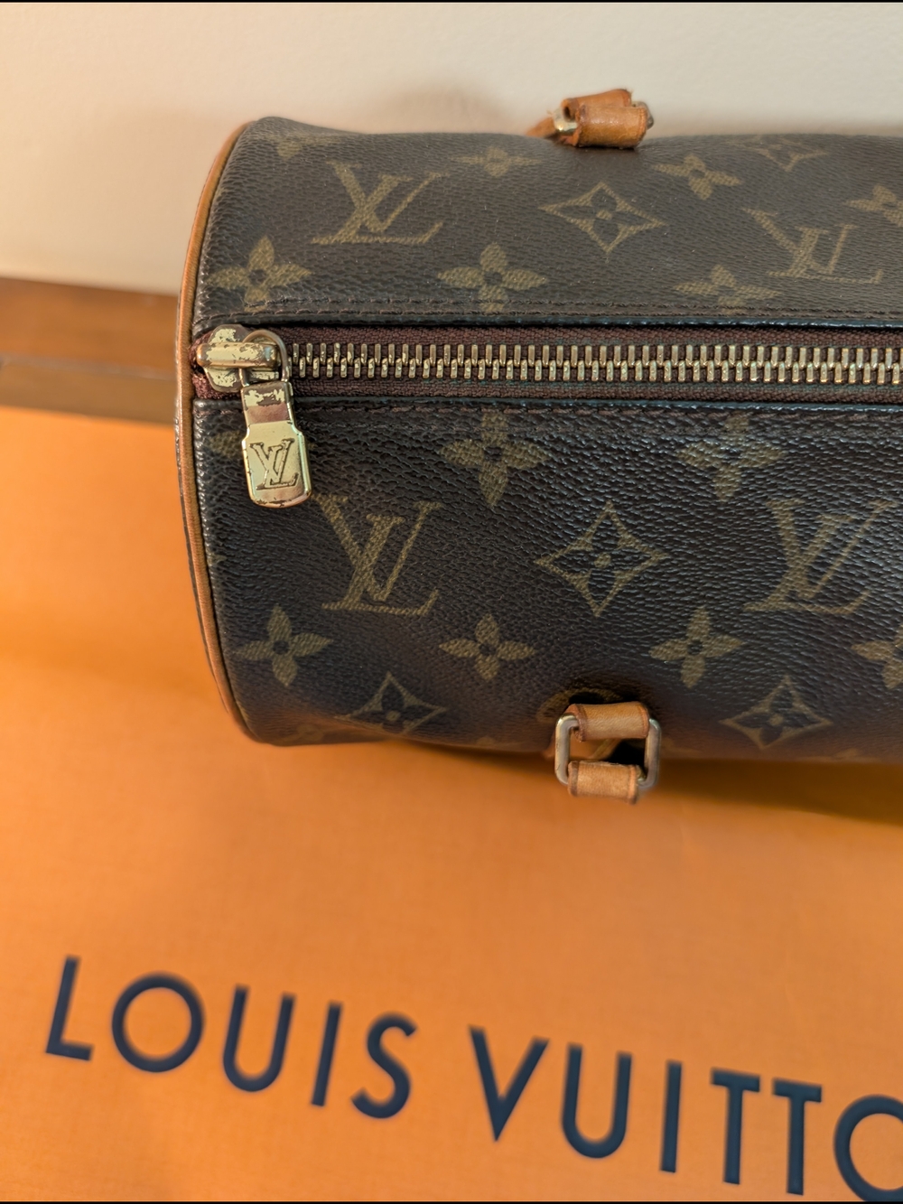 Louis Vuitton Monogram Barrel Bag in Brown and Tan - Picture 2 of 11